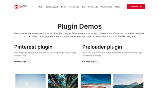 Headstart Lite - Multi-purpose template for any website